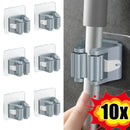 Suporte de Vassoura e Rodo com Adesivo de Parede