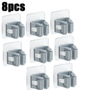 Suporte de Vassoura e Rodo com Adesivo de Parede