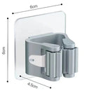 Suporte de Vassoura e Rodo com Adesivo de Parede