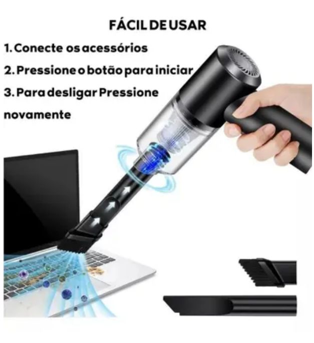 Aspirador de Pó Sem Fio